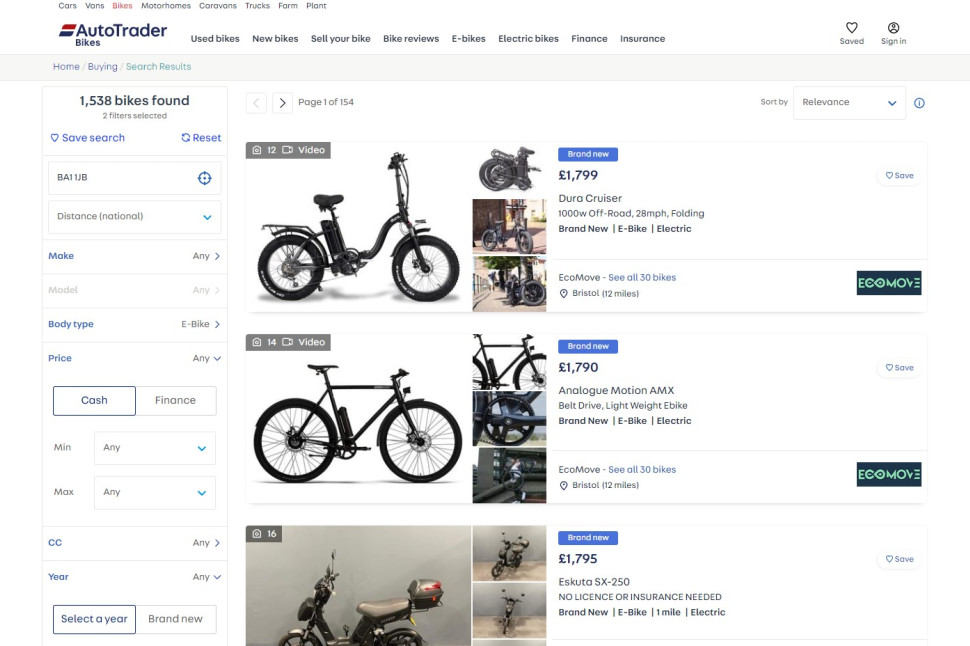 Bike trader hot sale online